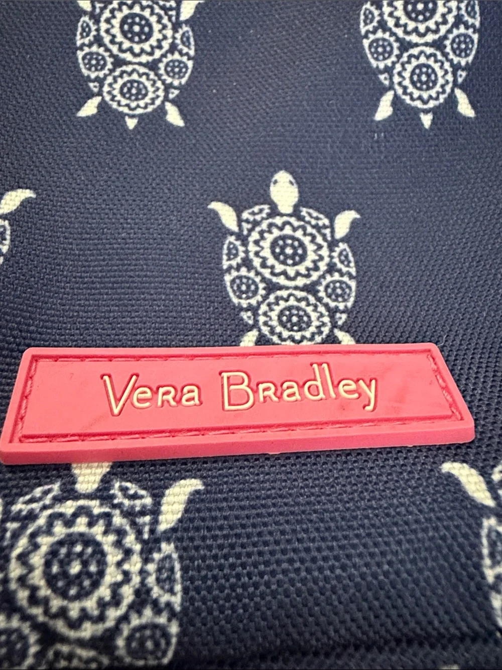 Vera Bradley navy shoulder